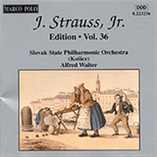 * J.Strauss,Jr.Edition Vol.36 - Walter / Staatsphilh. Der Cssr - Musikk - Marco Polo - 4891030232365 - 1. desember 1993