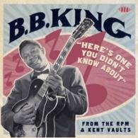 Cover for B.b.king · Here's One You Didn't Know About - from the Rpm &amp; Kent Vaults (CD) [Japan Import edition] (2015)