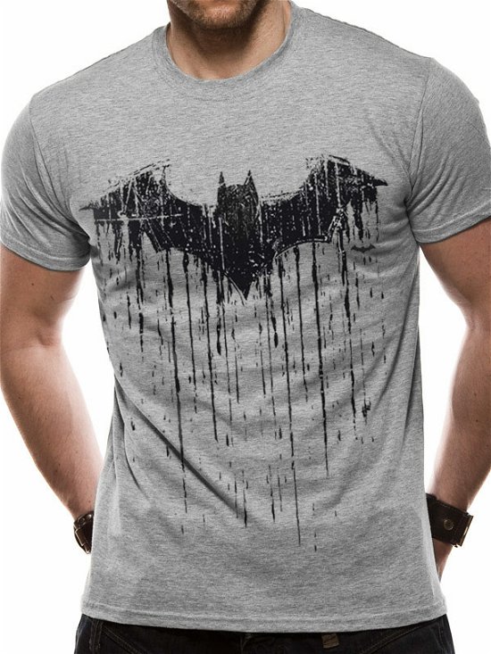 Dripping Logo (T-Shirt Unisex Tg. S) - Dc Comics: Batman - Merchandise -  - 5054015293365 - 