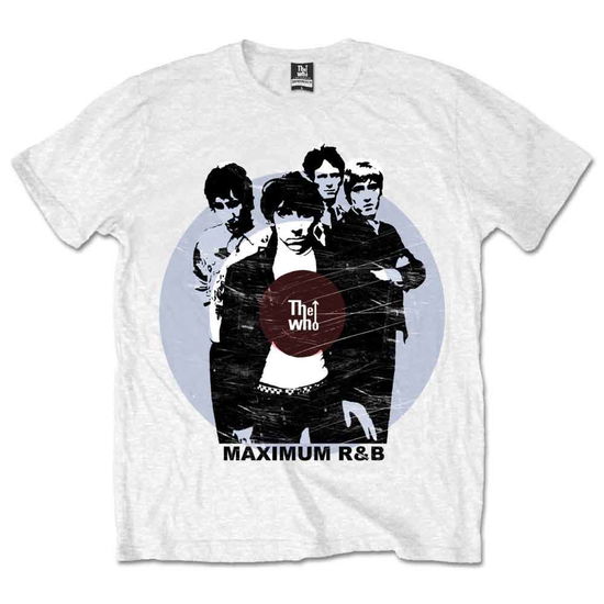 The Who Unisex T-Shirt: Maximum R&B (Retail Pack) - The Who - Koopwaar - Bandmerch - 5056170628365 - 