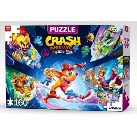 Cover for Good Loot Kids Puzzle Crash Bandicoot 4 Its About Time 160pcs Puzzle Puzzles (Puslespil)