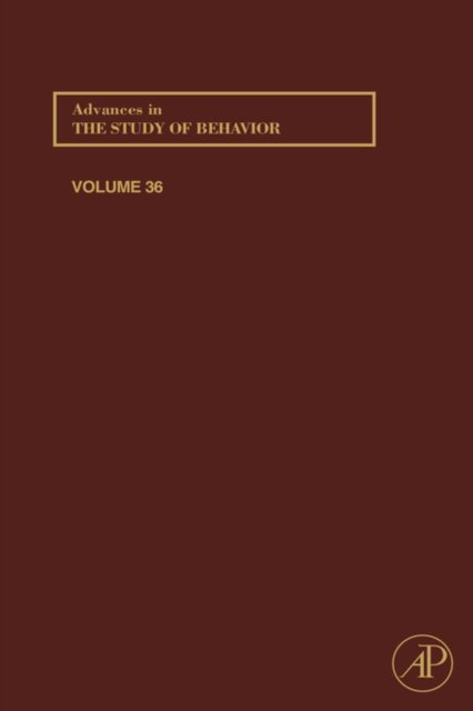 Advances in the Study of Behavior - Advances in the Study of Behavior - H Jane Brockmann - Books - Elsevier Science Publishing Co Inc - 9780120045365 - November 1, 2006