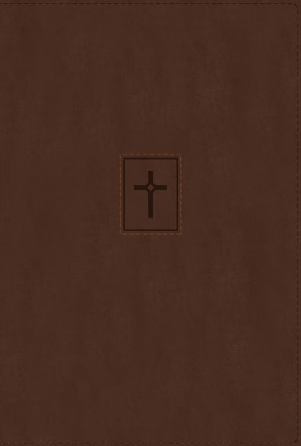 NIV, Thinline Bible, Large Print, Leathersoft, Brown, Red Letter, Thumb Indexed, Comfort Print - Zondervan - Kirjat - Zondervan - 9780310154365 - tiistai 19. syyskuuta 2023