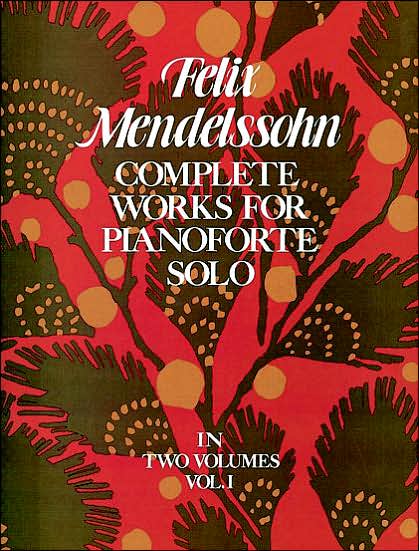 Cover for Classical Piano Sheet Music · Complete Works for Pianoforte Solo, Vol. 1 (Paperback Book) (1975)