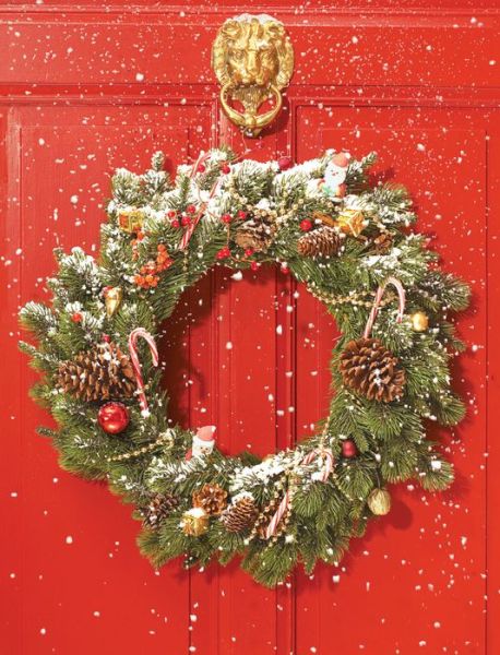 Cover for Galison · Red Door Wreath Embellished Notecards (Flashcards) (2015)