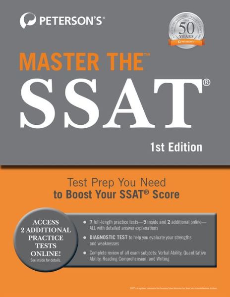 Cover for Peterson's · Master the SSAT (Paperback Book) (2021)