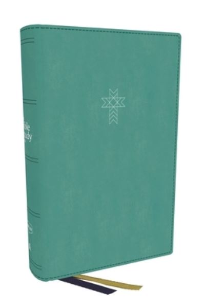 Cover for Sam O'Neal · NKJV, The Bible Study Bible, Leathersoft, Turquoise, Comfort Print (Leather Book) (2023)