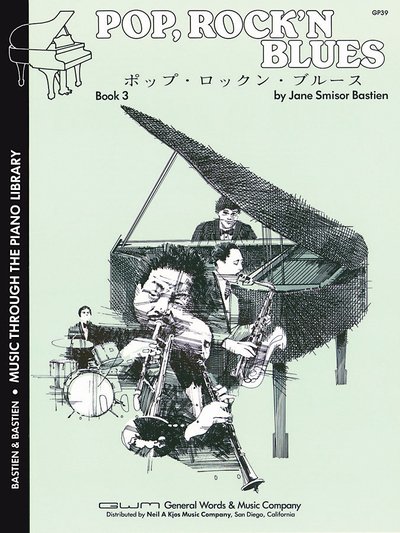 Cover for James Bastien · Pop, Rock 'N Blues Book 3 - Music Through The Piano Library (Partitur) (1994)