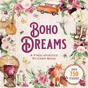 Cover for Peter Pauper Press · Boho Dreams Sticker Book (Book) (2023)