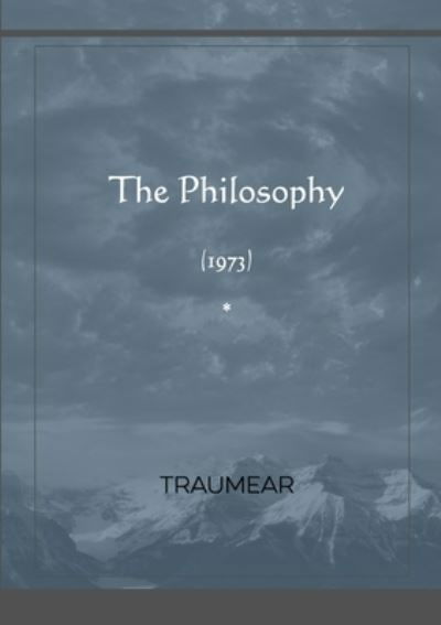 Cover for Traumear · Philosophy (Buch) (2022)