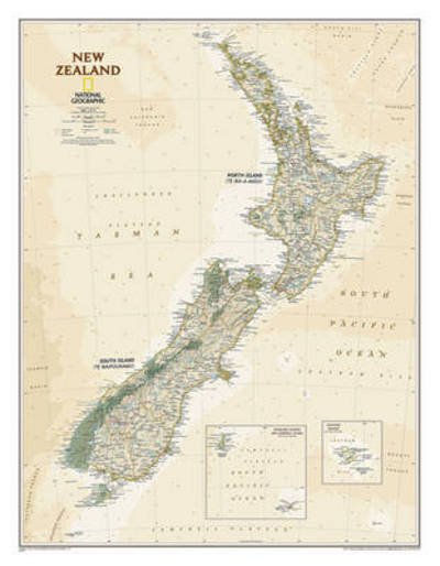 Cover for National Geographic Maps · New Zealand Executive, Tubed (Kort) [2015th edition] (2015)