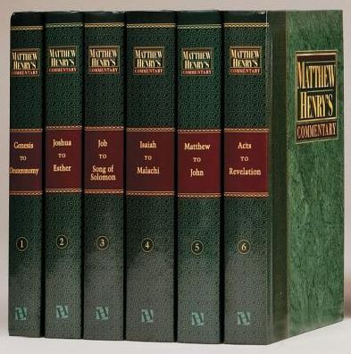 Cover for Professor Matthew Henry · Matthew Henry 6v No CD Plain: Complete and Unabridged in 6 Volumes (Gebundenes Buch) (2009)