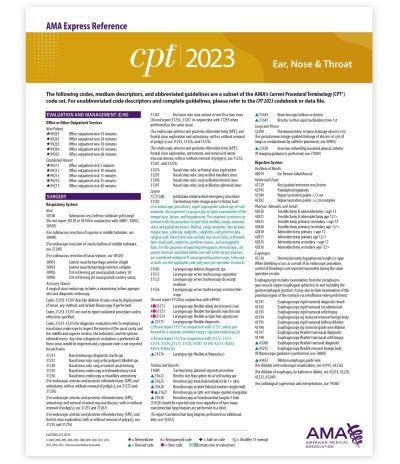 Cover for American Medical Association · CPT 2023 Express Reference Coding Card (Book) (2022)