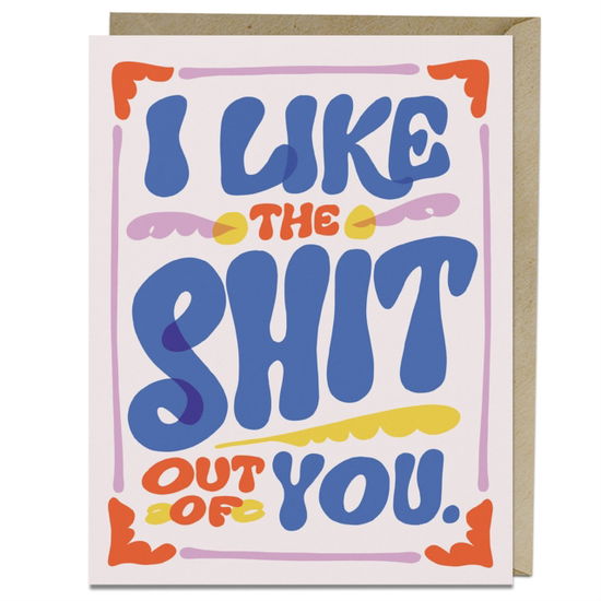 6-Pack Em & Friends Like the Shit Out of You Greeting Card - Em & Friends - Böcker - Knock Knock - 9781642465365 - 16 januari 2025