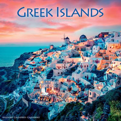 Greek Islands 2023 Wall Calendar - Avonside Publishing Ltd - Gadżety - Avonside Publishing Ltd - 9781839418365 - 1 lipca 2022