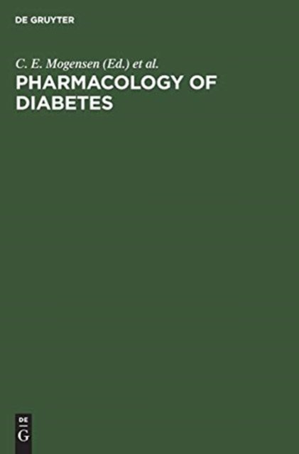 Cover for Carl Erik Mogensen · Pharmacology of Diabetes (Taschenbuch) (1991)