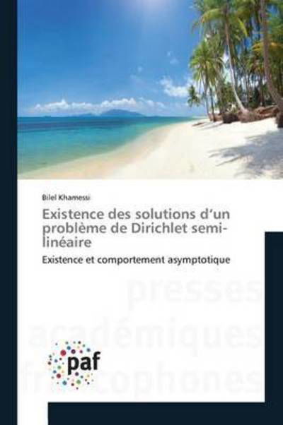 Cover for Khamessi · Existence des solutions d'un p (Bok) (2018)