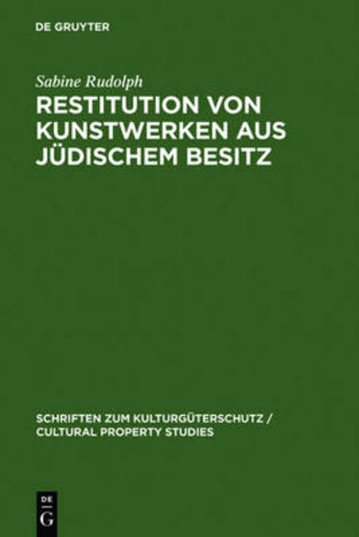 Cover for S. Rudolph · Restitution von Kunstwerken (Book) [German edition] (2007)