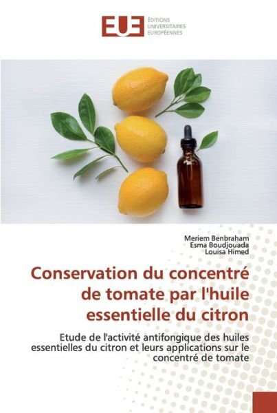 Cover for Benbraham · Conservation du concentré de (Book) (2018)
