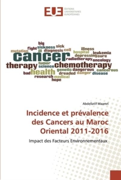Cover for Maamri · Incidence et prévalence des Canc (Bok) (2020)