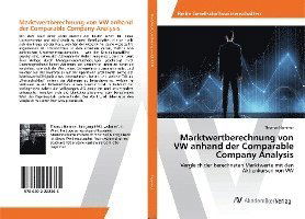 Cover for Hammer · Marktwertberechnung von VW anhan (Book)