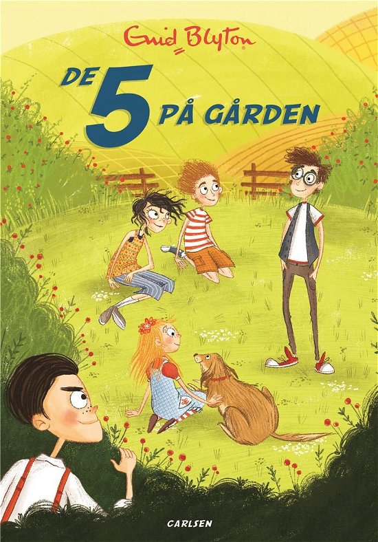 Cover for Enid Blyton · De 5: De 5 (18) - De 5 på gården (Taschenbuch) [1. Ausgabe] (2020)