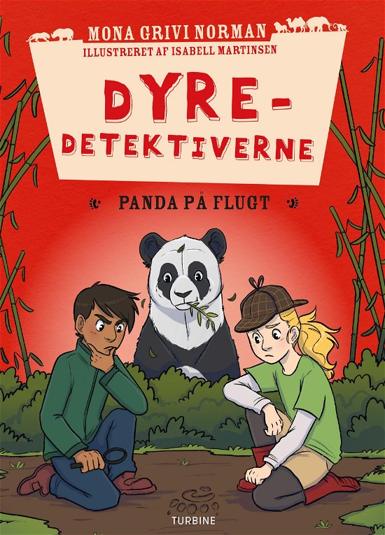Cover for Mona Grivi Norman · Dyredetektiverne: Panda på flugt (Innbunden bok) [1. utgave] (2020)