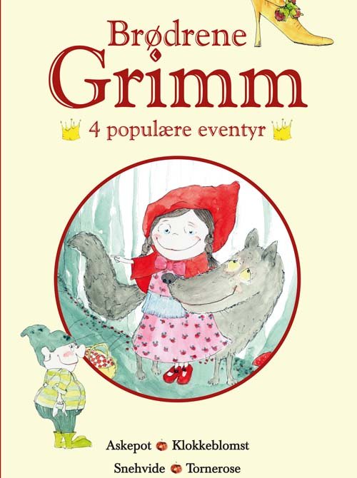 Cover for Brødrene Grimm · Eventyrbøgerne: Brødrene Grimm - 4 populære eventyr Lilla (Bound Book) [1th edição] (2016)