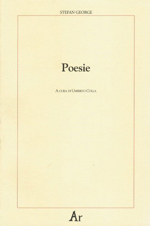 Cover for Stefan George · Poesie. Testo Tedesco A Fronte (Book)