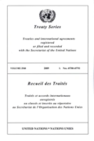 Cover for United Nations · Treaty Series 2568 - Treaty Series (Paperback Book) (2013)