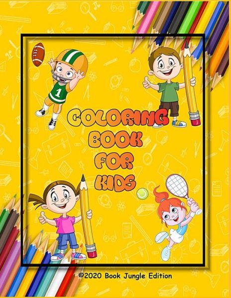 Cover for Book Jungle Edition · Coloring Book For Kids (Paperback Book) (2020)