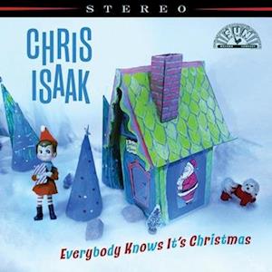 Cover for Chris Isaak · Everybody Knows Its Christmas (Deluxe Edition) (Spring Green / Bone White Swirl Vinyl) (LP) [Deluxe edition] (2023)