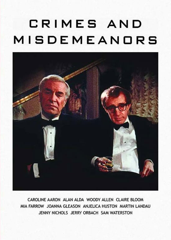 Cover for Crimes &amp; Misdemeanors (DVD) (2022)