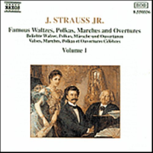 STRAUSS Jr.,J.:Famous W. Vol.1 - Strauss - Musik - Naxos - 4891030503366 - 25. März 1991