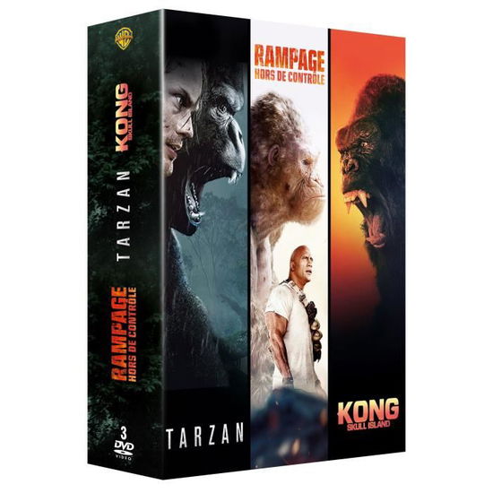 Tarzan / rampage Hors De Controle / kong Skull Island - Movie - Film - WARNER - 5051889636366 - 