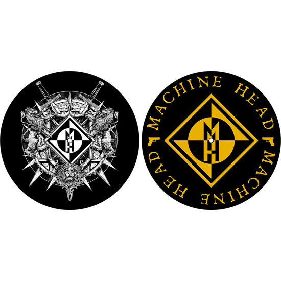 Cover for Machine Head · Machine Head Turntable Slipmat Set: Crest (Vinylzubehör)