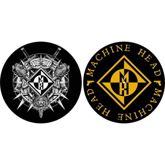 Cover for Machine Head · Machine Head Turntable Slipmat Set: Crest (Vinyltillbehör)