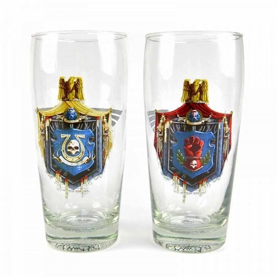 Cover for Warhammer · Pack 2 Glasses Warhammer Chapter (MERCH)