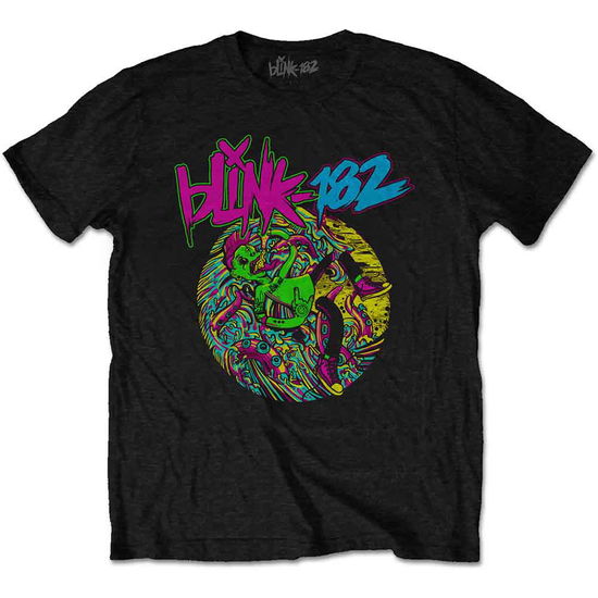 Cover for Blink-182 · Blink-182 Unisex T-Shirt: Overboard Event (Black) (T-shirt) [size S] [Black - Unisex edition] (2019)