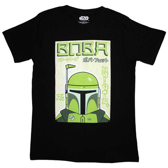 Star Wars Unisex T-Shirt: Boba Japanese - Star Wars - Merchandise -  - 5056737228366 - January 24, 2024