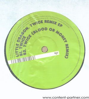 Cover for Little Dragon · Twice Remix EP (12&quot;) (2008)