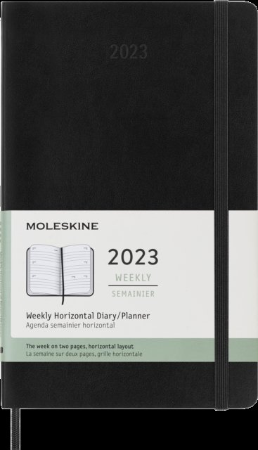 Moleskine 2023 12month Weekly Horizontal - Moleskine - Outro - MOLESKINE - 8056598851366 - 9 de junho de 2022