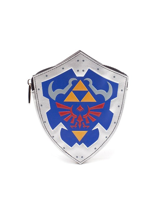 Nintendo: Legend Of Zelda (The) - Shield Shaped Coin Purse Coin Silver (Portafoglio) - Nintendo: Legend Of Zelda (The) - Produtos -  - 8718526091366 - 