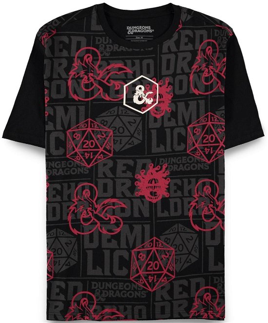 Dungeons & Dragons T-Shirt Logo weiß Größe S - Dungeons & Dragons - Merchandise -  - 8718526369366 - 25. mars 2023