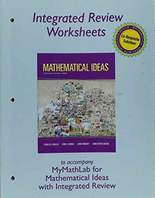 Cover for Charles Miller · Worksheets for Mathematical Ideas with Integrated Review (Paperback Book) (2015)