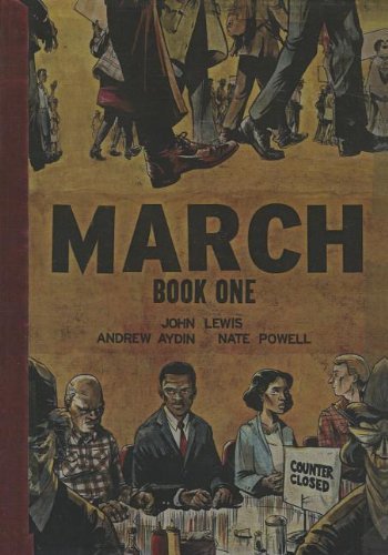 Cover for John Lewis · March: Book One (Hardcover Book) [Turtleback School &amp; Library Binding, Reprint edition] (2013)