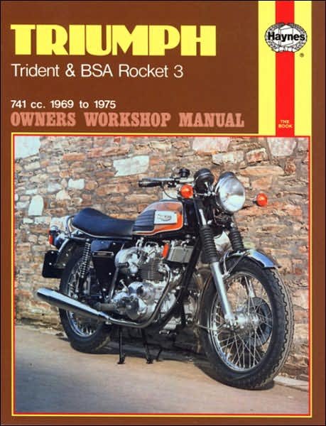 Cover for Haynes Publishing · Triumph Trident &amp; BSA Rocket 3 (69 - 75) (Paperback Book) [M136 edition] (1988)