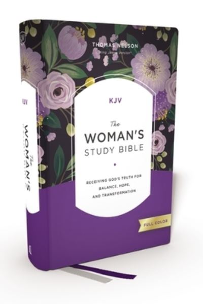 Cover for Thomas Nelson · KJV, The Woman's Study Bible, Hardcover, Red Letter, Full-Color Edition, Comfort Print: Receiving God's Truth for Balance, Hope, and Transformation (Hardcover Book) (2023)