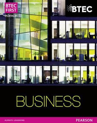 Cover for Carol Carysforth · BTEC First Business Student Book - BTEC First Business (Paperback Book) (2013)