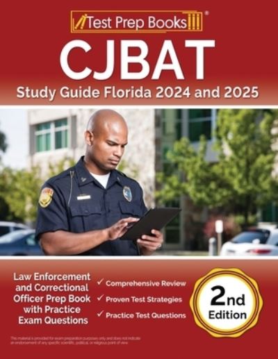 Cover for Lydia Morrison · CJBAT Study Guide Florida 2024 and 2025 : Law Enforcement and Correctional Officer Prep Book with Practice Exam Questions [2nd Edition] (Paperback Bog) (2023)